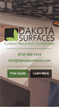 Mobile Screenshot of dakotasurfaces.com